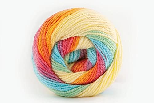 Papatya Batik, Double Knitting Yarn, Pack of 5 x 100g, Multi Coloured, 554-12