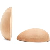 Wooden Eggs for Crafts, Pack of 24 Split Fake Eggs, 3 1/4 Inch Unfinished Wood Fake Egg Split, Easter Eggs for Painting and Fun, Easter Home Decor, Wooden Chicken Eggs