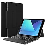 IVSO Samsung Galaxy Tab S3 9.7 Case With Keyboard Ultra-Thin DETACHABLE Bluetooth Keyboard Portfolio Stand Case/Cover for Samsung Galaxy Tab S3 9.7-Inch Tablet w/ S Pen SM-T820/SM-825 (Black)