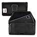 Turtleback Holster Designed for iPhone 11 Pro (2019) iPhone Xs (2018) and iPhone X (2017) Belt Case Black Leather Pouch with Executive Belt Clip, Horizontal