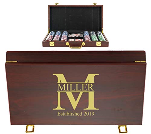Sofia's Findings Personalized Poker Chip Set - 300 Chip Poker Set | Miller Design