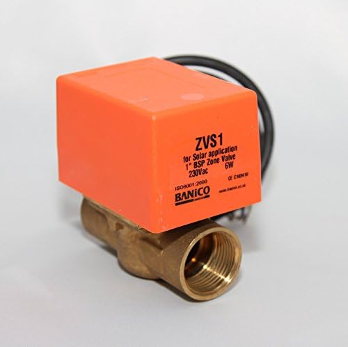 2 Port Solar 1 Bsp Female Motorised Zone Valve Actuator Solar Thermal Systems