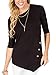 Ofenbuy Womens Shirts Crew Neck 3/4 Sleeve Cotton Button Side Casual Tops Blouses