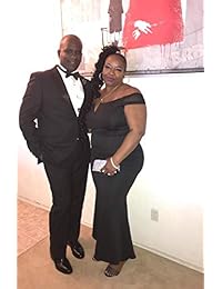 FUSENFENG - Vestido largo de noche para mujer, talla grande, sin hombros, sirena