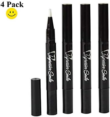 Teeth Whitening Pens 4 PACK with Professional Strength Gel – 120 Day Supply