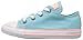 Converse Kids' Chuck Taylor All Star Seasonal Canvas Low Top Sneaker, Bleached Aqua/Crimson Pulse, 8 M US Toddler