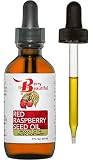 Red Raspberry Seed Oil - Cold Pressed by Berry Beautiful from locally grown Raspberries - 100% Pure & Unrefined (2 fl oz)