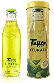 Cedrata Italian Citron Soda, 6 oz (Metal Gift Box + Bottle)