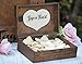 Heart Holder for Guest Book - Heart Drop Guest Book Alternative Box - Heart Box - Wedding Box - Wedding Card Holder - Rustic Weddings