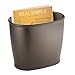 IDesign Oval Plastic Trash Can for Bath, Bedroom, Office - The Kent Collection – 12