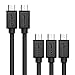 UNITEK 5-Pack Premium Micro USB Cable High Speed USB 2.0 A Male to Micro B Sync and Charge Charging Cables for Android, Samsung, HTC, Motorola, Nokia and More (Black)