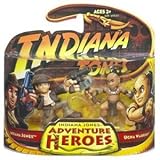 INDIANA JONES and UGHA WARRIOR * Indiana Jones Adventure Heroes * Indiana Jones and the Kingdom of the Crystal Skull 2 Pack