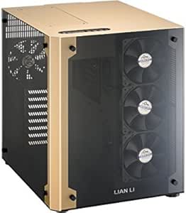 Lian Li PC-O8 Cubo Negro, Oro - Caja de ordenador (Cubo, PC ...