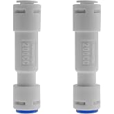 DGZZI 2PCS 1/4inch 200CC Flow Restrictor with Quick Connect for RO Reverse Osmosis