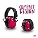 Ems for Kids Earmuffs - Pink. The Original Folding Children's Earmuff Since 2007. Use at Loud Events Including NASCAR, air Shows, Concerts, Festivals and More! ...