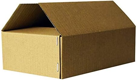Bungbee Corrugated boxes 9 x 6 x 3 inches 3 Ply, Large Carton box for Packing Gifts, many Bottles, Books, Shoes, Cloth and other big items, Packaging, Storing, Shipping, Moving - Pack of 50