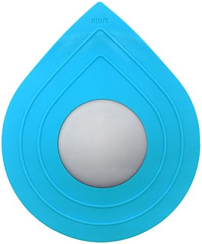 MIBOW Bathtub Drain Stopper Bath Tub Drain Stopper Tub Drain Plug Cover,Tub Stopper,Silicone,Blue,Upgrade Design