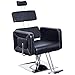 BarberPub Classic Hydraulic Barber Chair Salon Styling Beauty Spa Chair 2065 (Black)
