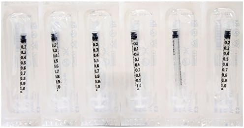 Monoject SoftPack 1mL TB Syringe Only - Without Needle - Leur Lock Tip- Pack of 6