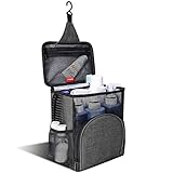 KUSOOFA Shower Caddy Tote Bag, Toiletry Bag for Men and Women, Mesh Shower Bag, Bath Organizer with Quick Dry Technology