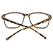 Panto Oversized Thin Frame Nerd Fashion Glasses Havana