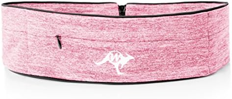 Running Fanny Pack &amp; Travel Wallet - Fitness Belt And Hidden Money Pouch for Men &amp; Women - Zipper Workout &amp; Sports Waist Pack - WallaBelt - L