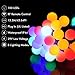 ALOVECO LED String Lights 16ft 50 LED Battery Operated String Lights Color Changing with Remote Waterproof Globe Starry Fairy Lights for Outdoor Indoor Bedroom Garden Party (RGB)