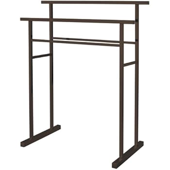 Kingston Brass SCC8245 Pedestal Steel Construction Towel Rack, Oil Rubbed Bronze