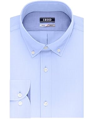 Men's Dress Shirts Slim Fit Stretch Gingham