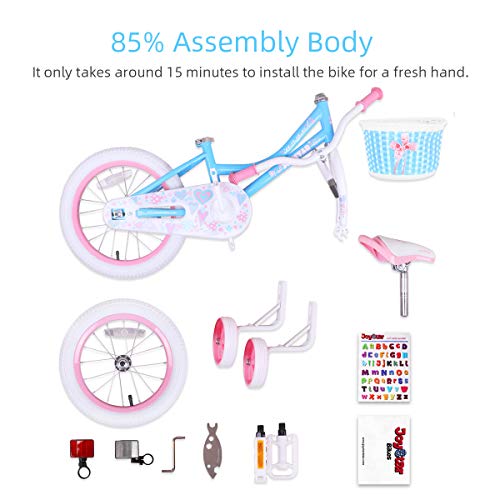 4 JOYSTAR+Training+Wheels+Kickstand+Cruiser