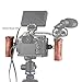 SmallRig Universal Side Wooden NATO Handle Grip DSLR Camera Cage w/Cold Shoe Mount Built-in Wrench, Threaded Holes – 2187
