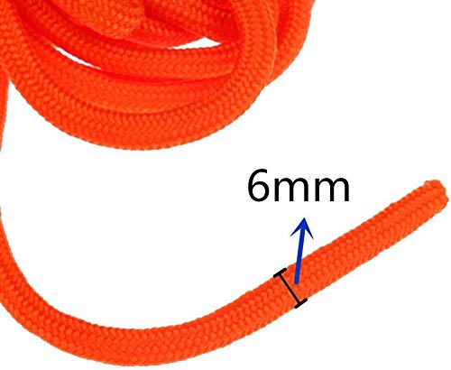 AITREASURE 32.8ft. / 6 mm Floating Rope for Boat Water Tow Rope with Hooks Throwable Flotation Device Water Rescue Safety Equipment for Boating Swimming Pool