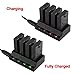 Rantow Rapid 4-in-1 Multi MiniDrone Parallel Battery Charger for Jumping Sumo, Swing, Mambo, Rolling Spider, Air Night Airborne Cargo, Jumping Race, Jumping Night, Hydrofoil Drone