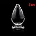 FST Large Anal Plug Crystal Mushroom Shape Butt Plug Glass Massage Bum Plug Sex Toys for Women Men Masturbation Transparent