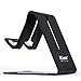 Ecandy Solid Aluminum Desktop Stand for iPhone 3G 3GS 4 4S 5 5C 5S 6 6 Plus Ipad 2 Ipad 3 Ipad 4 Ipad Mini,iPod Touch Samsung Galaxy S3 i9300 S4 9500 HTC BlackBerry and Most Tablet (Black)
