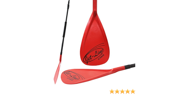 Jet-Line SUP de remo Diseño Logo Rojo Remo Remo Deportes acuáticos Agua Sport Equipamiento