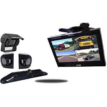 Tadibrothers 7 Inch Ultimate Wireless Rv Trailer Backup Camera System License Plate And Side Cameras