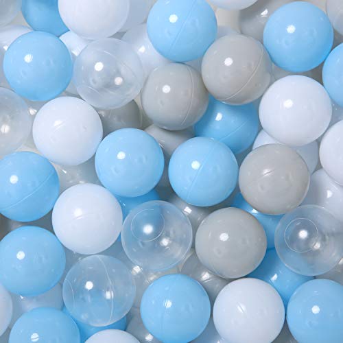 Ball Pit Balls for Kids,100PCS Children Soft Plastic Ocean Balls for Baby Room Decor or Party Playground Pool Decoration Best for Toddler Birthday Gift