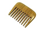 Wooden Hair Pick Sandalwood Wide Tooth Palm-sized Hair Comb - WC051