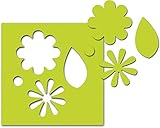 EK Success Tools Punch, Flowers and Leaves, Large, Old Package