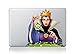 Evil Queen Colored 3D Cool Design Colored Black White Macbook Sticker Decal Vinyl Skin Cover Laptop Buy 2 Get 1 Free (Evil Queen, Evil Queen)