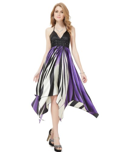 Ever Pretty Sexy Halter Empire Waist Rhinestones Women Cocktail Dresses 09046