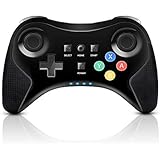 Wii U Pro Controller, PowerLead Wireless Controller Gamepad for Nintendo Wii U Rechargeable Bluetooth Dual Analog Game Controller Joystick (Upgrade Version)