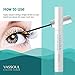 VASSOUL Eyelash Growth Serum- Eyelash Enhancer Lash Eyebrow Growth Serum for Longer and Thicker Eyelash, Fuller and Healthier Eyebrow,100% Natural, 3ml