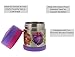 Thermos Funtainer Vacuum Insulated Stainless Steel 10oz Food Jar & 12oz Water Bottle w/Straw Set - Tasteless and Odorless, BPA-free, Great for Children, Lunchbag, Travel- Purple Shopkins