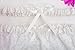 LR Bridal Ivory lace Wedding Garter for brides with bow embellish, Set of 2. One for keeps and one for garter throw!