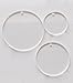 MEYA Set of 15pcs High Clear Blank Acrylic Discs ,Acrylic Round Sheet With Hole 1/8