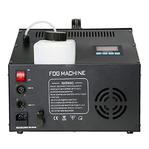 Tengchang 1200W Low Lying Fog Machine DMX Sinking Smoke Machine for Party Halloween Live Show Concert Theater