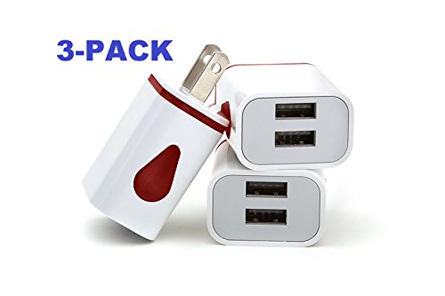 Dual usb wall charger / usb wall adapter with multi-por…