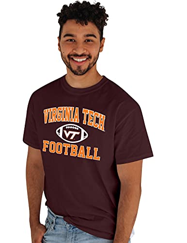 Blue 84 Men's Virginia Tech Hokies Team Logo T Shirt Team Color, Team Color, X-…